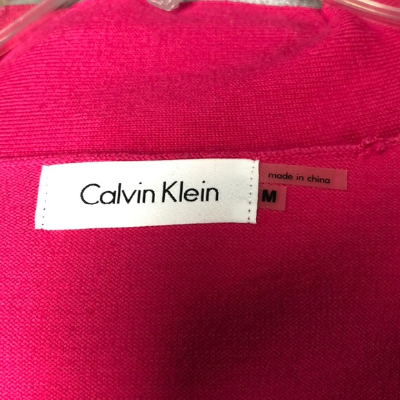 Rose pink Calvin Klein shrug  sweater - Picture 3 of 4